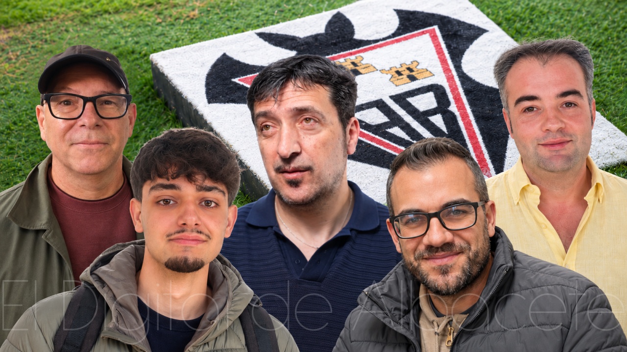 Vicente Albuger, Luis Martínez, Juanma Sevilla, Alfonso López y Carlos Gómez / Foto: El Digital de Albacete